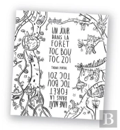 La Foret Toc Bou Toc Zoi - Coloriage