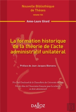 Bertrand.pt - La Formation Historique De La Théorie De L'Acte Administratif Unilatéral