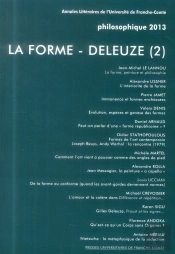 La Forme - Deleuze (2) : Philosophique 2013