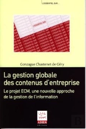 La Gestion Globale Des Contenus D'Entreprise ; Le Projet Ecm, Une Nouvelle Approche De La Gestion De L'Information