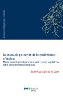 La Imposible Proteccion De Los Sentimientos Ofendidos