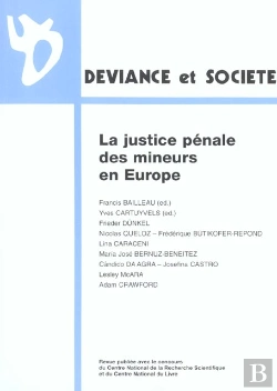 Bertrand.pt - La Justice Penale Des Mineurs En Europe