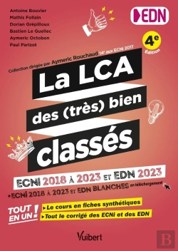 Bertrand.pt - La Lca Des (Très) Bien Classés Pour Les Edn : Tout En Un : Le Cours En Fiches Synthétiques Et Tous Les Corrigés Des Ecni Et Edn 2018-2023 + Les Épreuves Blanches En Téléchargement