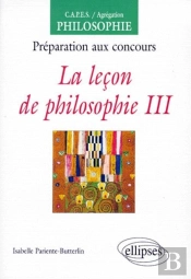 La Leçon De Philosophie, Iii