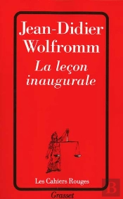 La Leçon Inaugurale