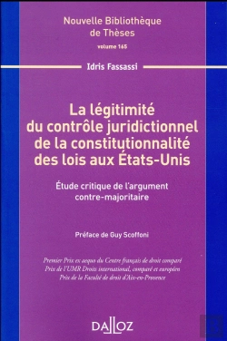 Bertrand.pt - La Légitimité Du Contrôle Juridictionnel... ; Étude Critique De L'Argument Contre-Majoritaire