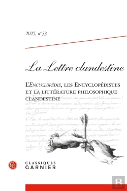 Bertrand.pt - La Lettre Clandestine Tome 33 : La Lettre Clandestine : L'Encyclopédie, Les Encyclopédistes Et La Littérature Philosophique Clandestine