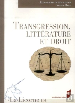 Bertrand.pt - La Licorne : Transgression, Littérature Et Droit