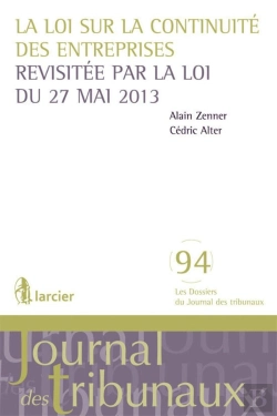 Bertrand.pt - La Loi Sur La Continuité Des Entreprises Revisitée Par La Loi Du 27 Mai 2013