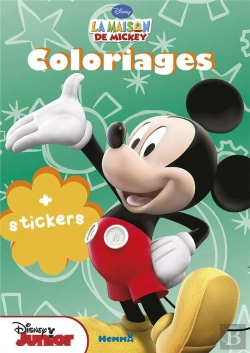Bertrand.pt - La Maison De Mickey Coloriage Avec Stickers