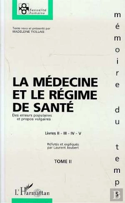 Bertrand.pt - La Medecine Et Le Regime De Sante T.2