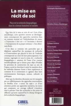 Bertrand.pt - La Mise En Récit De Soi ; Place De La Recherche Biographique Dans Les Sciences Humaines Et Sociales