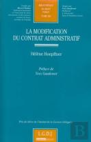 La Modification Du Contrat Administratif