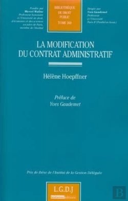 Bertrand.pt - La Modification Du Contrat Administratif
