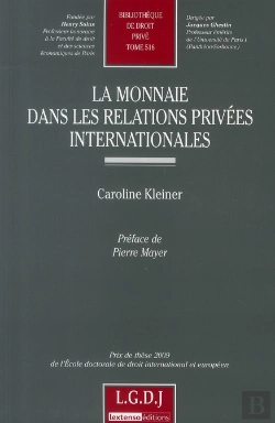 Bertrand.pt - La Monnaie Dans Les Relations Privées Internationales