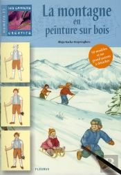 La Montagne En Peinture Sur Bois