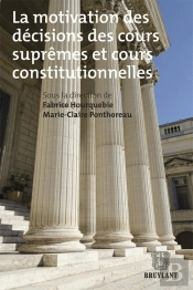La Motivation Des Décisions Des Cours Suprêmes Et Cours Constitutionnelles