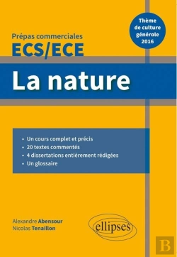 Bertrand.pt - La Nature ; Introduction Sur Le Thème ; Culture Générale ; Prépas Commerciales 2016