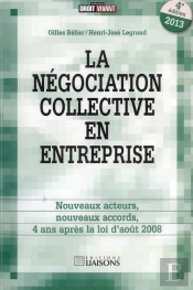 La Negociation Collective En Entreprise 4e Edition