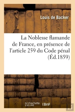 Bertrand.pt - La Noblesse Flamande De France Edition 1859