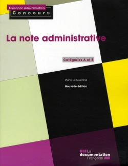 Bertrand.pt - La Note Administrative ; Catégories A Et B ( Édition 2008 )