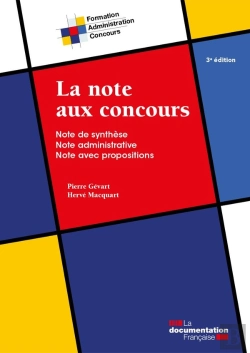 Bertrand.pt - La Note Aux Concours : Note De Synthèse, Note Administrative, Note Avec Propositions