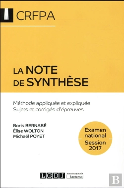 Bertrand.pt - La Note De Synthese 6eme Edition
