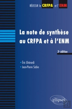 Bertrand.pt - La Note De Synthese Au Crfpa & A L'Enm 3eme Edition