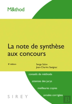 Bertrand.pt - La Note De Synthèse Aux Concours. 8e Éd.