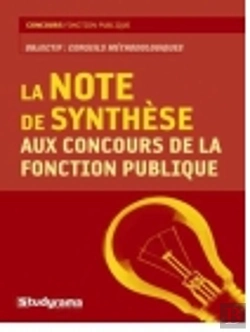 Bertrand.pt - La Note De Synthèse Aux Concours De La Fonction Publique