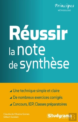 Bertrand.pt - La Note De Synthèse Aux Concours Des Écoles De Commerce