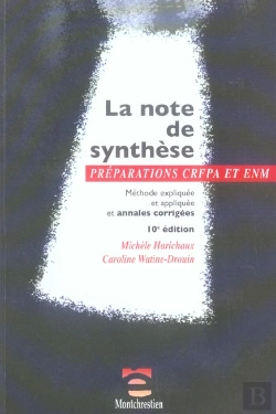 Bertrand.pt - La Note De Synthese ; Preparations Crfpa Et Enm (10e Edition)