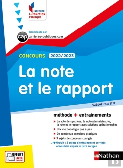 Bertrand.pt - La Note Et Le Rapport