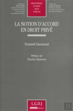 Bertrand.pt - La Notion D'Accord En Droit Privé Tome 502