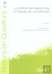 La Notion De Ressources A L'Heure Du Numerique