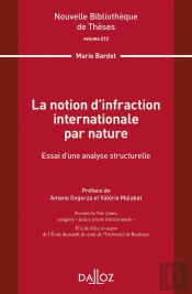 La Notion D'Infraction Internationale Par Nature