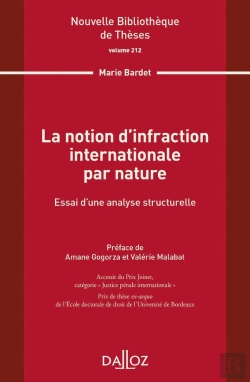 Bertrand.pt - La Notion D'Infraction Internationale Par Nature