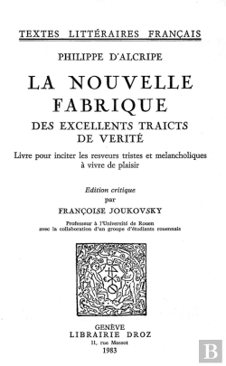 Bertrand.pt - La Nouvelle Fabrique Des Excellents Traicts De Verite: