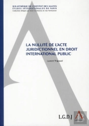 La Nullité De L'Acte Juridictionnel En Droit International Public