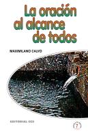 La Oración Al Alcance De Todos