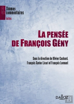 Bertrand.pt - La Pensée De François Geny