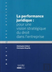 La Performance Juridique ; Pour Une Vision Moderne Du Droit De L'Entreprise