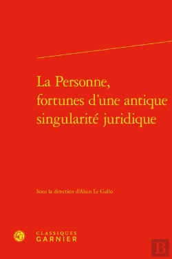 Bertrand.pt - La Personne, Fortunes D'Une Antique Singularité Juridique