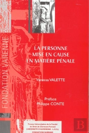 La Personne Mise En Cause En Matiere Penale