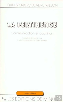 Bertrand.pt - La Pertinence ; Communication Et Cognition