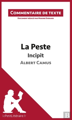 Bertrand.pt - La Peste De Camus : Incipit