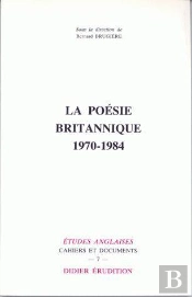 La Poésie Britannique (1970-1984)