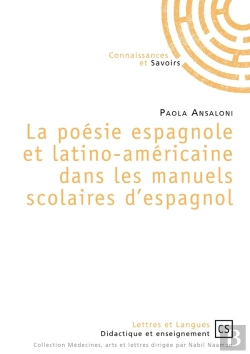 Bertrand.pt - La Poésie Espagnole Et Latino-Américaine Dans Les Manuels Scolaires D'Espagnol