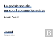 La Poésie Sociale, Un Sport Comme Les Autres