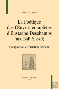 Bertrand.pt - La Poetique Des Oeuvres Completes D'Eustache Deschamps